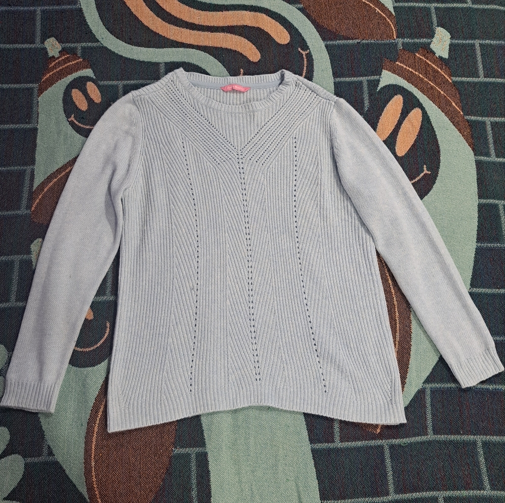 🌈SOFT AND COZY BABY BLUE SWEATER-